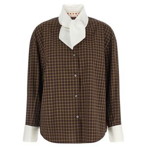 Marni Women Scarf Collar Shirt